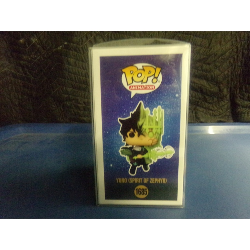 Funko Pop Black Clover Yuno Spirit of Zephyr 1685 Chalice Collectibles Exclusive - Picture 4 of 6